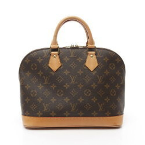 Louis Vuitton Alma handbag Leather Monogram brown - Picture 1 of 8